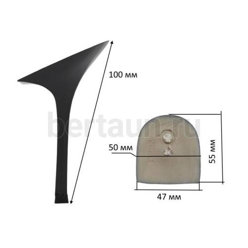 Каблуки №   5 LY 3033 черный лаковый (высота 10 см)