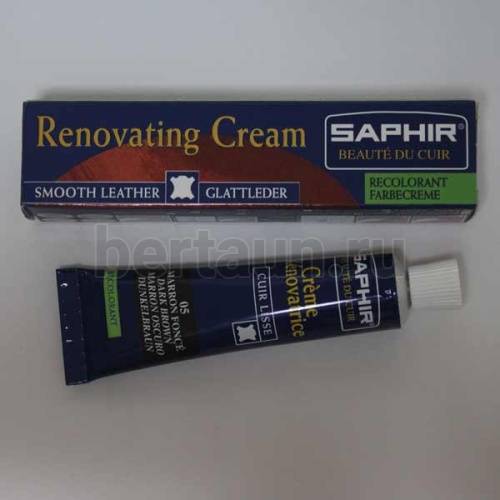 Сапфир №105     ЖИДКАЯ КОЖА -05 - тем.коричневый (25 мл)