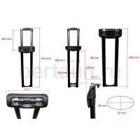 Ручка телескоп. д/чемодана № 30  FSD 506# * 26  широкая