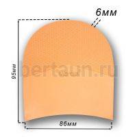 Набойка № 16  Vibram топ 030 т.беж (10) 86*95*6 мм Dumout КНР