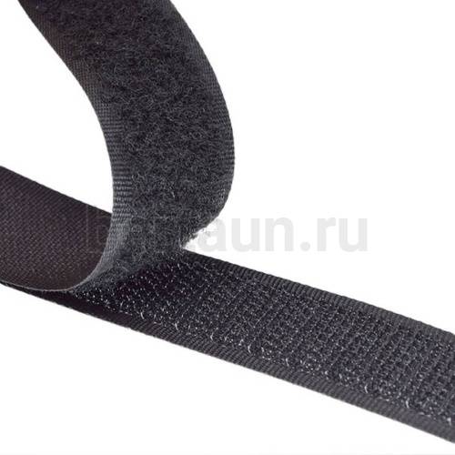 Лента  " липучка " 25 мм.  черный