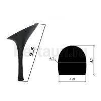 Каблуки № 127 LY 5364 черный лаковый.(высота  см)