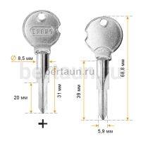 Заг.для ключ. PHI-3X (XPH-1)   (крест)  CANAS Турция  № 660