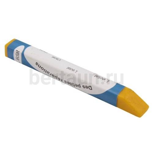 Воск №15    карандаш отделочн.  (желтый) KENDA FARBEN