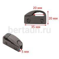 Ручкодержатель №77 портфельный LT ХВ-0954 (#2314) тем.никель 