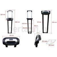 Ручка телескоп. д/чемодана №116  FSD 8011*28"