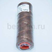 Нитки вощеные№122d1мм 100м.для ручной прошивки КОРИЧН. 1446 DAFNA
