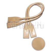 Ручки сумочные готовые 65см № 75 полиурет. св.крем ЛАК