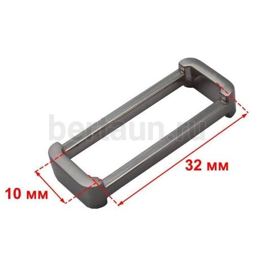 Рамка № 39 сумочная 10*32 мм 4108 браш никель ЛТ