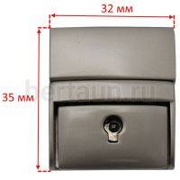 Замок портфельный № 21 SX 162 мат.никель ЛТ