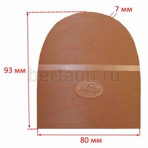 Набойка №  60   LONG LIFE 6-2 Набойка средн. беж.