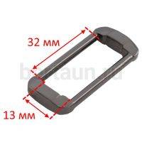 Рамка №106  щель овальная LT XBC 0069 32 мм темн. никель