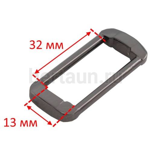 Рамка №106  щель овальная LT XBC 0069 32 мм темн. никель