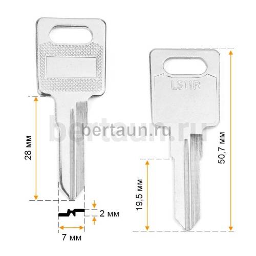 Заг.для ключ. LS-11R (F-096) англ. №685