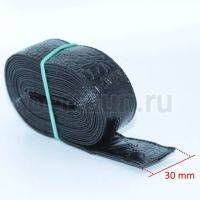 Ручки сумочные ПЛОСКИЕ №  9 3см*2м черные розы ЛАК