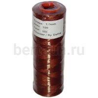 Нитки вощеные №89 d1мм 100м.для ручной прошивки РЫЖИЙ 666 DAFNA