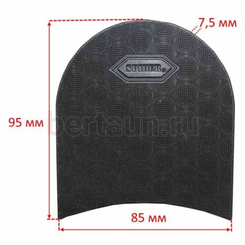 Набойка №  66   ELENA  (SPIDER)  набойка № 3 черная. (160)