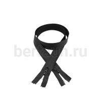 МОЛНИЯ №208 курточная  спираль Т7 ПОТАЙНАЯ BERT 100см черная 2 замка водонепроницаемая