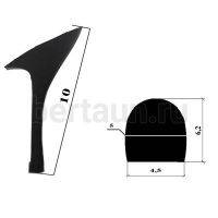 Каблуки № 123 LY 3270 черный лаковый .(высота 9 см)