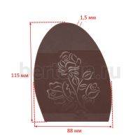 Профилактика №   1014   ПРИБАЛТИКА  01R коричн. с цветами