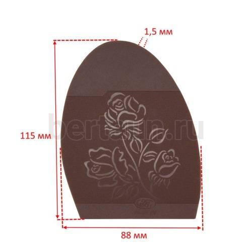 Профилактика №   1014   ПРИБАЛТИКА  01R коричн. с цветами