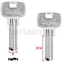 Заг.для ключ. AP3D_AP3D_x_APK3R_x , AP2 GV Апекс-04 левый верт.№238