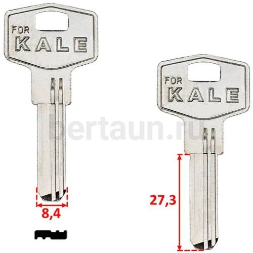 Заг.для ключ. KAE1L (KAE14 jma) под бронь длин. верт. №204