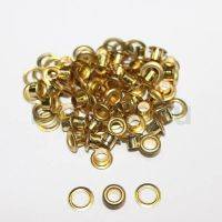 Блочка и  люверс  № 2 D 3,5мм (50 шт/уп) золото