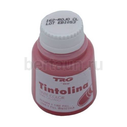 ТРГ №  55 Tintolina краска д/кожи 25 мл ярко красный 162