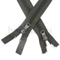 МОЛНИЯ №327  курточная 2 замка спираль Т7 ПРИБАЛТИКА 120 см хаки (328)