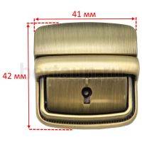 Замок портфельный № 77 С150 BERT /А 0799 LT/С150Z GFM антик