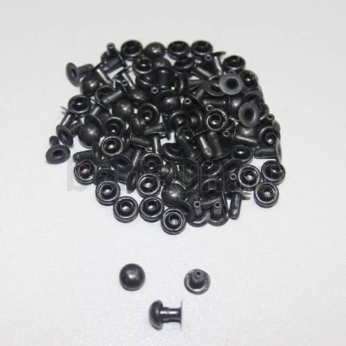 Заклепки "Хольнитены" № 9 6 мм (50 шт/уп) ВЫПУКЛЫЕ оксид