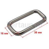 Рамка № 30 щель квадратная сумочная 38 мм RZJ50904 (ф4,5*38*16) никель GFM