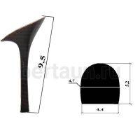 Каблуки №  10 LY 3094 коричневая полоса (высота 9.5 см)