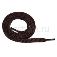 Шнурки №34 шнурки ПЛОСКИЕ  (304) темно-коричневые 120 см