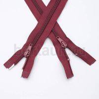 МОЛНИЯ №101 курточная 2 замка спираль Т7 ПРИБАЛТИКА 100 см бордо