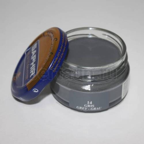Сапфир №158   Крем банка 0032 СТЕКЛО-14  50 мл.(серый)