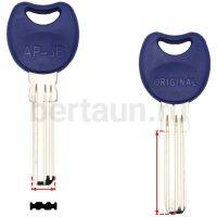 Заг.для ключ. AP АПЕКС-5 (вертикалка 3 паза длинный (K-4KC-LONG) пластиковая голова  № 71 