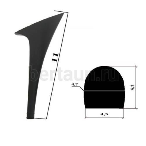 Каблуки № 119 LY 8221 черный матовый  (высота 11 см)