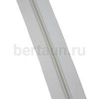 Молния рулонная  № 49  спираль Т8 /№101 белая (200м/упак)