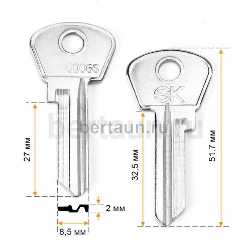 Заг.для ключ. TAL-3 (E-286) Таллинн англ. Ксинпай № 683