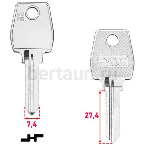 Заг.для ключ. EL6 (SILCA) №282