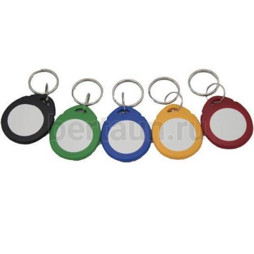 Домофонный ключ заготовка №25 Брелок Proxy T5 с белой серединой