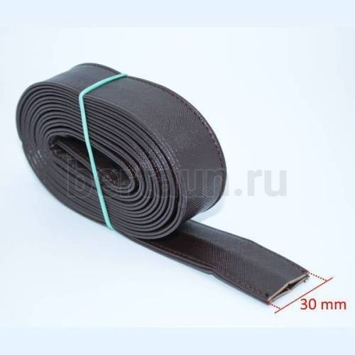 Ручки сумочные ПЛОСКИЕ №100 3 см*2м коричн. новинка