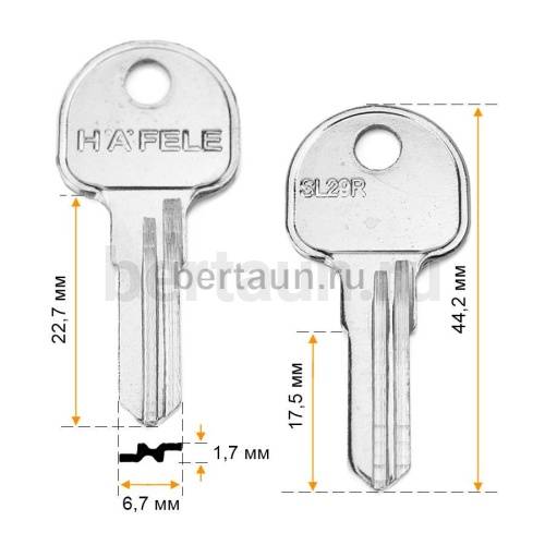 Заг.для ключ. SL29R (f-119)  H.A.FELE  англ №680