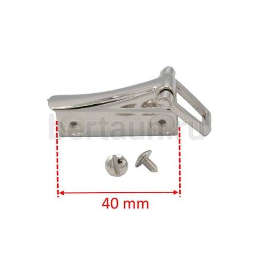 Ручкодержатель №19 портфельный D145 GM/КД 1923  h40 мм*d8 мм никель