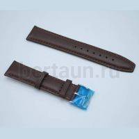 Ремешки для часов № 59  КОЖА HIGHTONE #336 (20мм темн коричн)