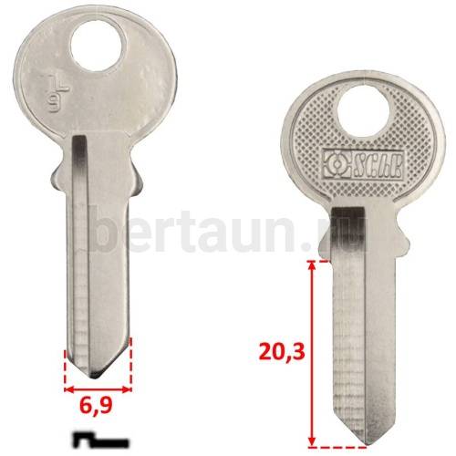 Заг.для ключ. TL 9  _TRI3D_TR9R_TL9_TRC10 _TriCircle англ. № 159