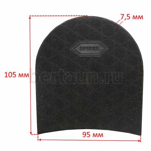 Набойка №  67   ELENA  (SPIDER)  набойка № 4 черная. (160)