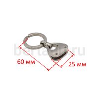 Фурнитура №74 ключница GFM 2530-24 мм кольцо никель
